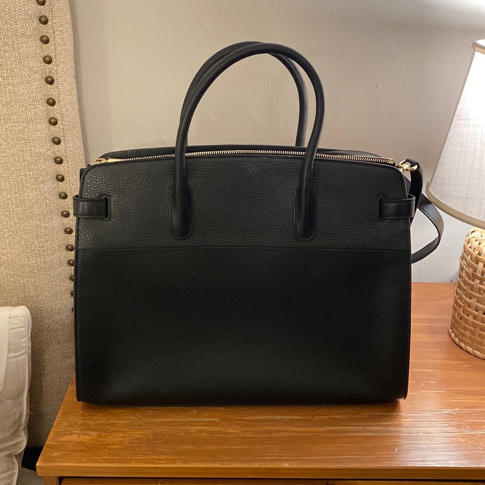 NWT never used Cuyana work satchel black